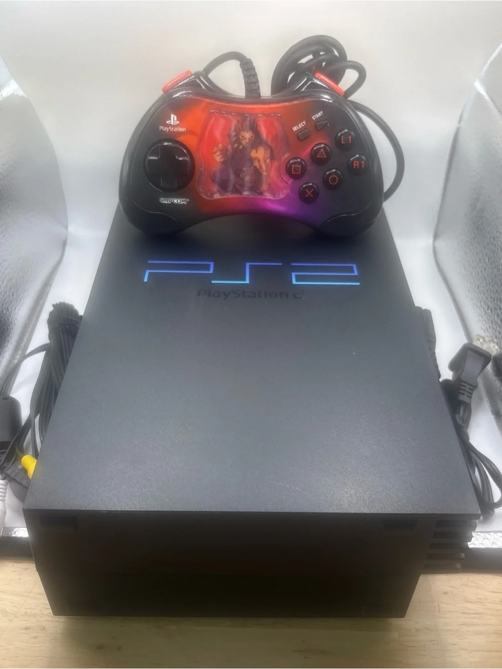 Sony Playstation 2 PS2 Fat Home Console System Controller Wires — Tested Works